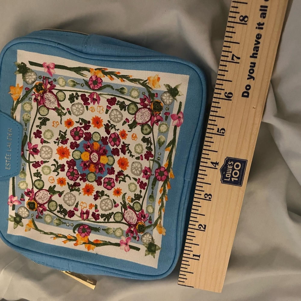 Lancôme Authentic Vintage Floral Makeup Cosmetic bag - Picture 5 of 7